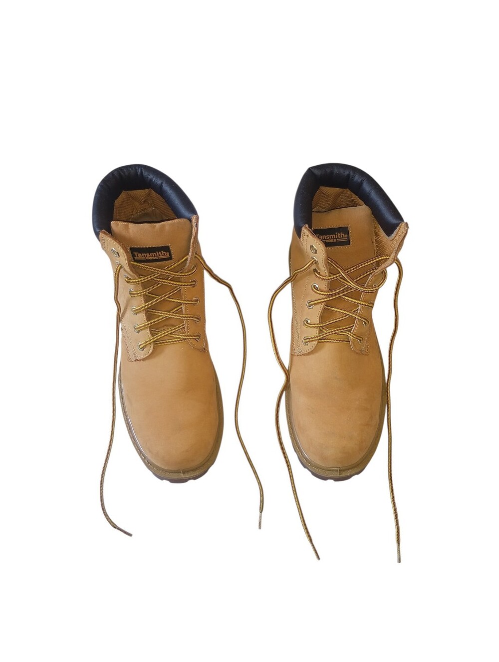 Tansmith Work Steel Toe Boots Wheat Waterproof Heavy Duty   Size 13